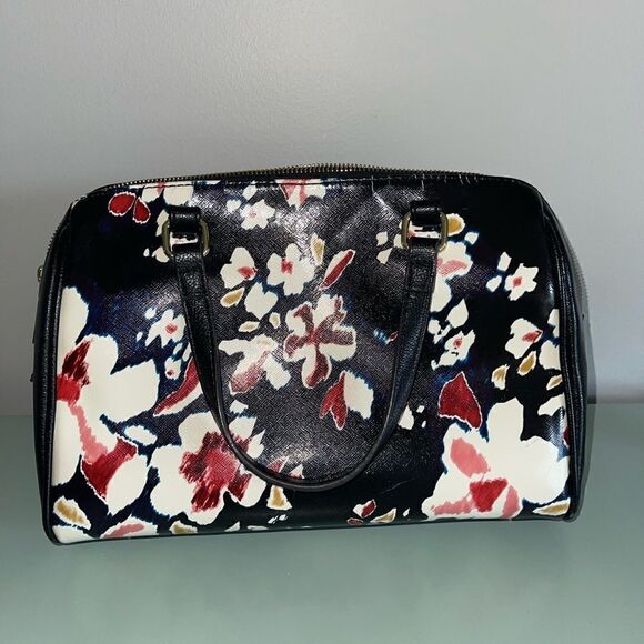 Anne Klein Fresh Start Floral Satchel Md - Picture 9 of 11